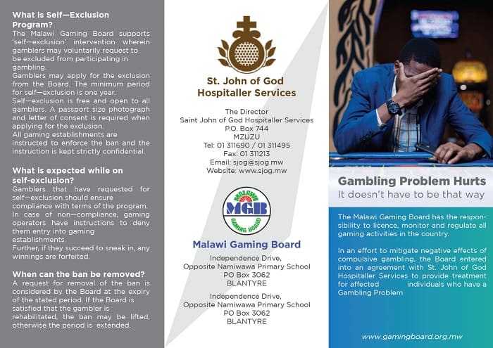 MGBのギャンブル対処プログラムのポスター